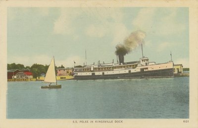 SS &quot;Pelee&quot; in Kingsville dock