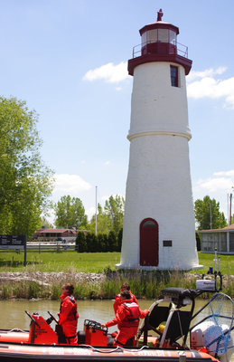 Rear range light at the mouth of the Thames River