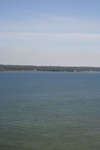 South range light on McNab Point from the top of Chantry Island Lighthouse