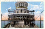 Forward Deck, showing Pilot House. Steamer Greater Buffalo