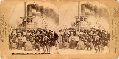 Deck of the CHICORA on Lake Ontario