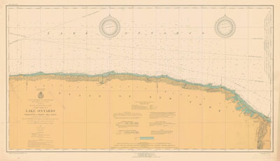 Lake Ontario Coast Chart No. 4. Charlotte to Thirty Mile Point. 1924