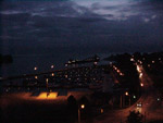 Jane Ann IV and SARAH SPENCER aground at Windsor, dusk 29 September 2008