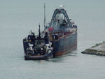 JANE ANN IV and SARAH SPENCER moored at Windsor, morning, 2 Oct 2008