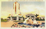 Higbee Tower and Florida Exhibit, Great Lakes Exposition, Cleveland, Ohio