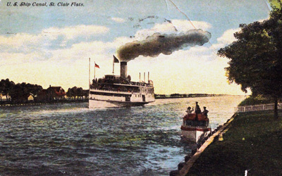 U. S. Ship Canal, St. Clair Flats