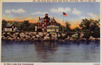 The South Bass Island Light House, Put-in-Bay, Ohio on Lake Erie