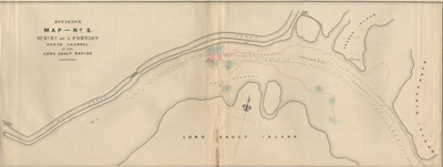 Survey of a portion of the North Channel of the Long Sault.