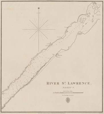 River St. Lawrence: sheet V [Maitland to Galop Rapids]