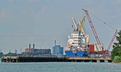 BBC EMS, docked at Brighton Beach