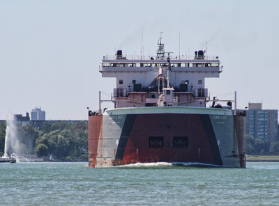 EDWIN H. GOTT; Detroit River passage #4