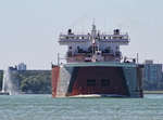 EDWIN H. GOTT; Detroit River passage #4