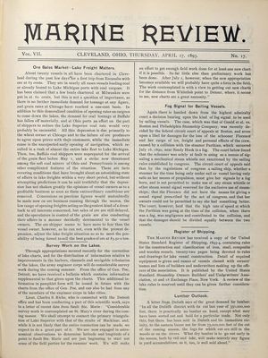 Marine Review (Cleveland, OH), 27 Apr 1893