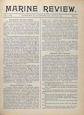 Marine Review (Cleveland, OH), 27 Jul 1893