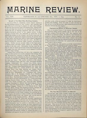 Marine Review (Cleveland, OH), 2 Nov 1893