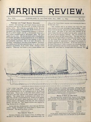 Marine Review (Cleveland, OH), 14 Dec 1893