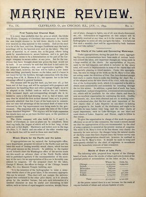 Marine Review (Cleveland, OH), 11 Jan 1894