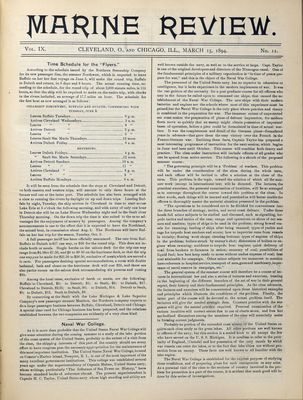 Marine Review (Cleveland, OH), 15 Mar 1894