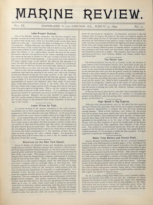 Marine Review (Cleveland, OH), 22 Mar 1894