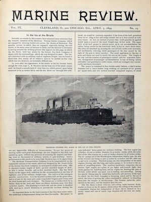 Marine Review (Cleveland, OH), 5 Apr 1894