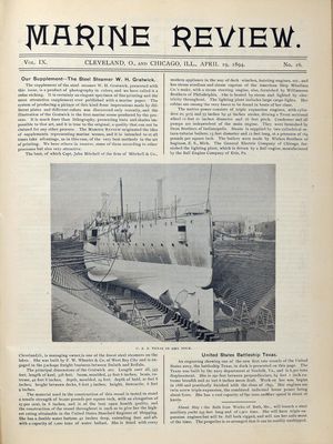 Marine Review (Cleveland, OH), 19 Apr 1894