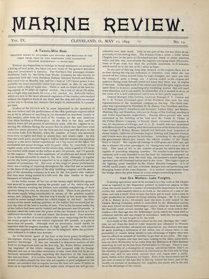 Marine Review (Cleveland, OH), 10 May 1894