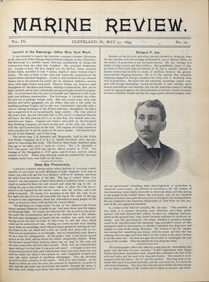 Marine Review (Cleveland, OH), 31 May 1894