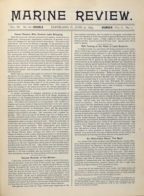 Marine Review (Cleveland, OH), 30 Jun 1894