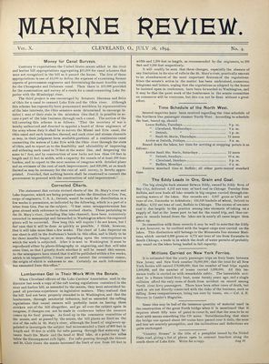 Marine Review (Cleveland, OH), 26 Jul 1894