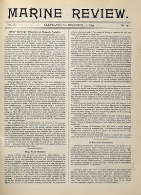 Marine Review (Cleveland, OH), 13 Dec 1894