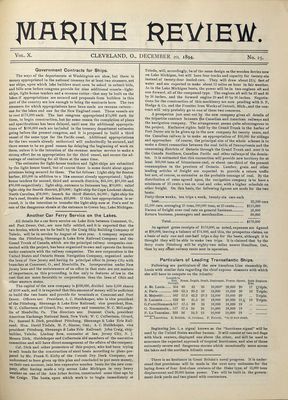 Marine Review (Cleveland, OH), 20 Dec 1894