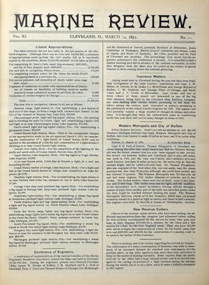 Marine Review (Cleveland, OH), 14 Mar 1895