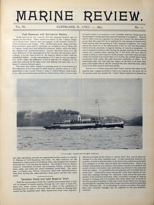 Marine Review (Cleveland, OH), 11 Apr 1895