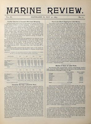 Marine Review (Cleveland, OH), 30 May 1895