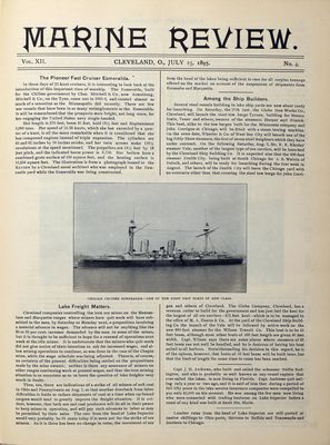 Marine Review (Cleveland, OH), 25 Jul 1895