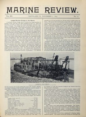 Marine Review (Cleveland, OH), 7 Nov 1895