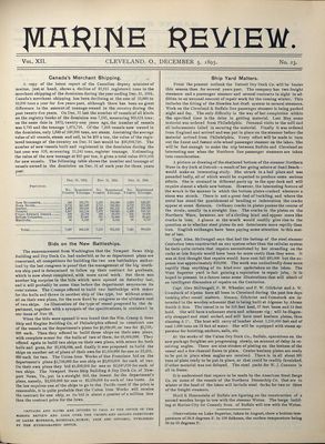 Marine Review (Cleveland, OH), 5 Dec 1895