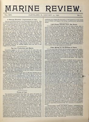 Marine Review (Cleveland, OH), 23 Jan 1896