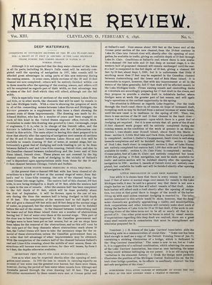 Marine Review (Cleveland, OH), 6 Feb 1896