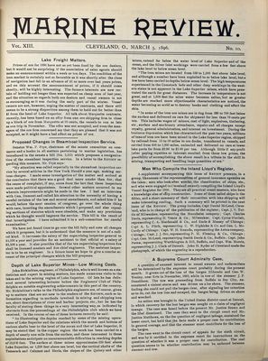 Marine Review (Cleveland, OH), 5 Mar 1896