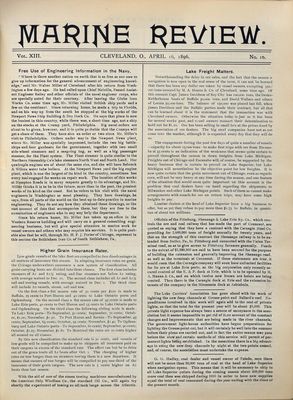 Marine Review (Cleveland, OH), 16 Apr 1896