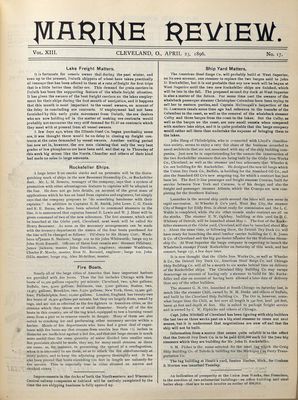 Marine Review (Cleveland, OH), 23 Apr 1896