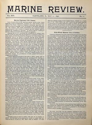 Marine Review (Cleveland, OH), 21 May 1896