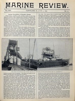 Marine Review (Cleveland, OH), 4 Jun 1896