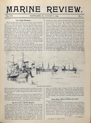 Marine Review (Cleveland, OH), 6 Aug 1896