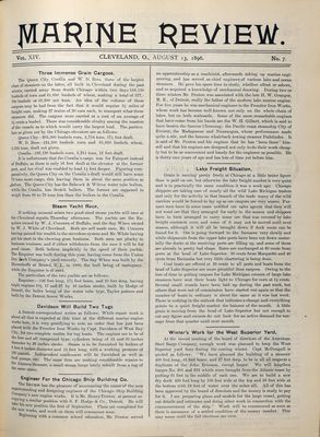 Marine Review (Cleveland, OH), 13 Aug 1896