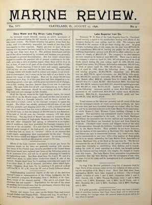 Marine Review (Cleveland, OH), 27 Aug 1896