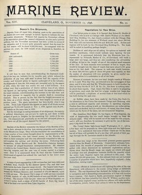 Marine Review (Cleveland, OH), 12 Nov 1896