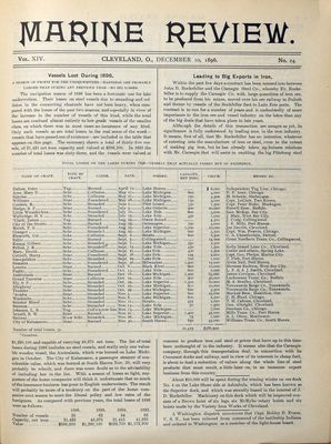 Marine Review (Cleveland, OH), 10 Dec 1896