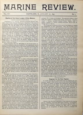 Marine Review (Cleveland, OH), 28 Jan 1897